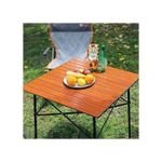 طاولة نزهة وتخييم قابلة للطي من الألمنيوم