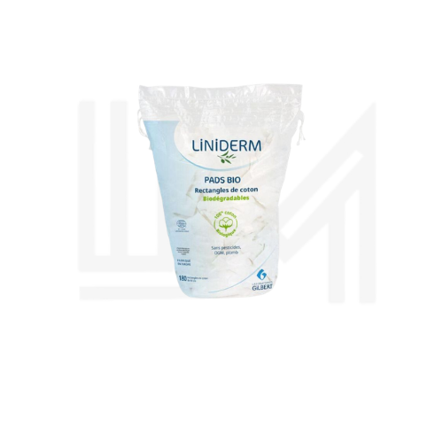 Gilbert Pads bio rectangles de coton 180 pièces