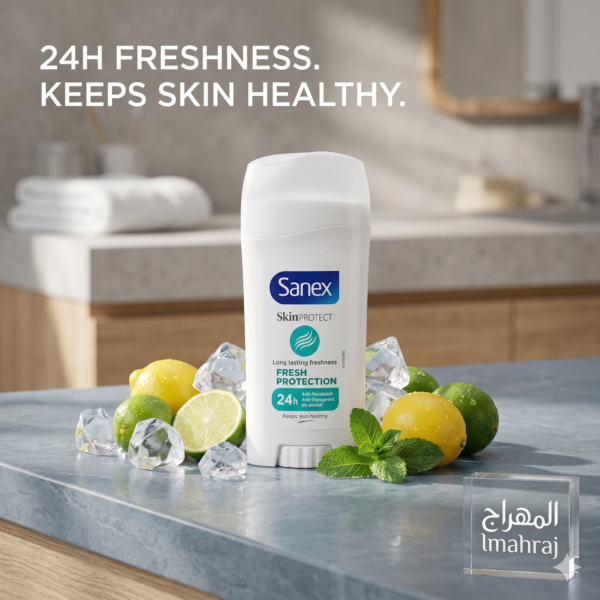 Sanex Fresh Protection Déodorant Stick 60ml – انتعاش يدوم وحماية لطيفة بدون كحول 🌿❄️