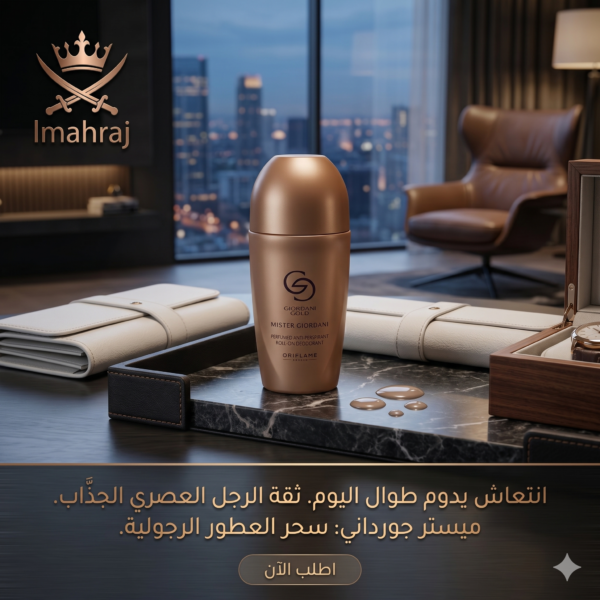 ✨ Oriflame Mister Giordani Roll-On – انتعاش وثقة تدوم طوال اليوم 🖤