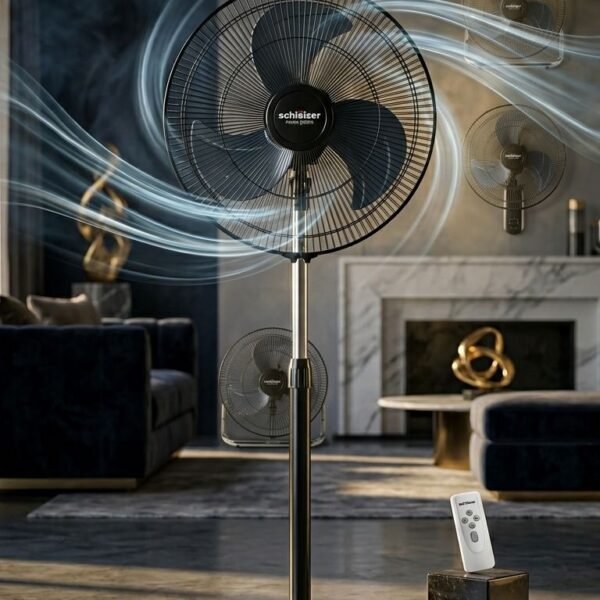 schlëizer Ventilateur sur pied de 18 pouces 3 en 1 avec telecommande
