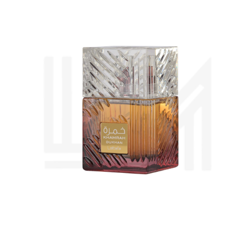 عطر Khamrah Dukhan من Lattafa – قوة الدخان الشرقي وفخامة التبغ 🔥🖤