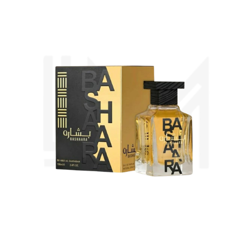 Ard Al Zaafaran Bashaara Eau de Parfum 100ml – عطر شرقي فاخر للجنسين برائحة دافئة وغامضة ✨🖤