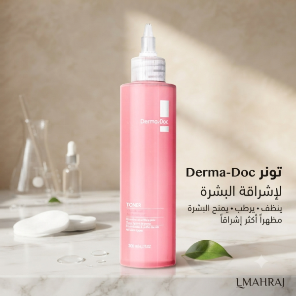 ✨ Derma-Doc Brightening Toner 200ml– تونر لتفتيح وإشراقة البشرة