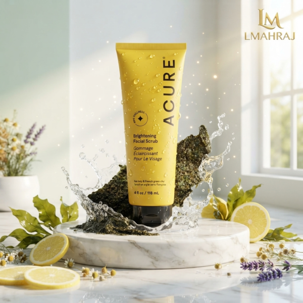 🌿 ACURE Brightening Facial Scrub 118ml – مقشر الوجه المضيء لتنظيف عميق وإشراقة طبيعية