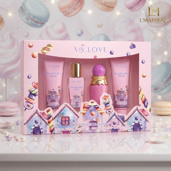 💗 V.V.LOVE Marshmallow Blush – Coffret Parfum Femme Designer Collection