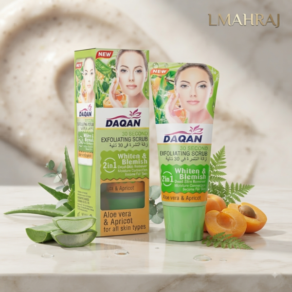 🍑🌿 Crème Soin Hydratant Visage & Peau Aloe Vera & Apricot – كريم مرطب للوجه والبشرة