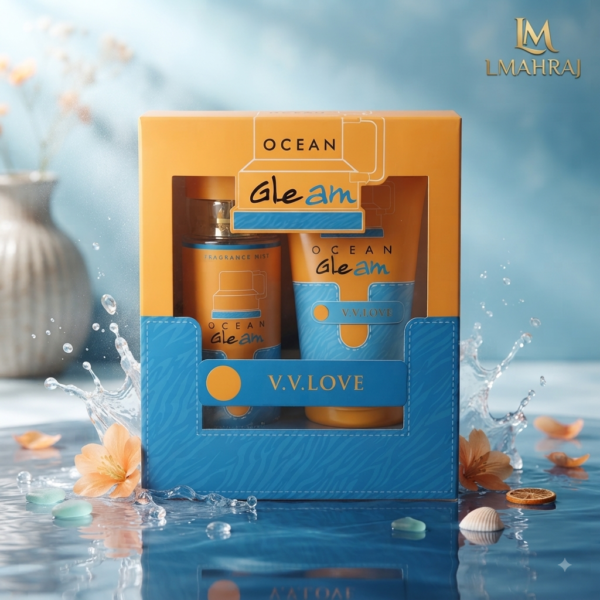 V.V. LOVE Ocean Gleam – Coffret Parfum & Soins Corporels Femme Élégant